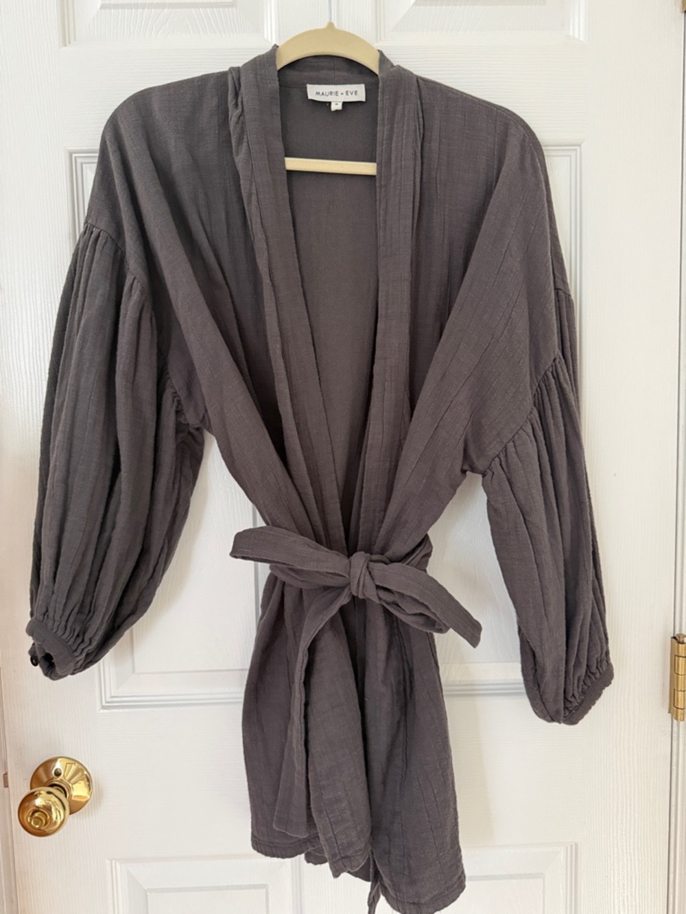Maurie & Eve YONDER KIMONO DRESS - CHARCOAL